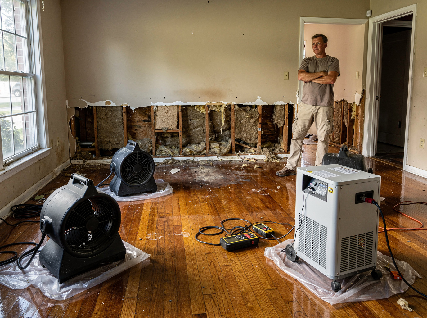 Structural Drying & Dehumidification in Raleigh